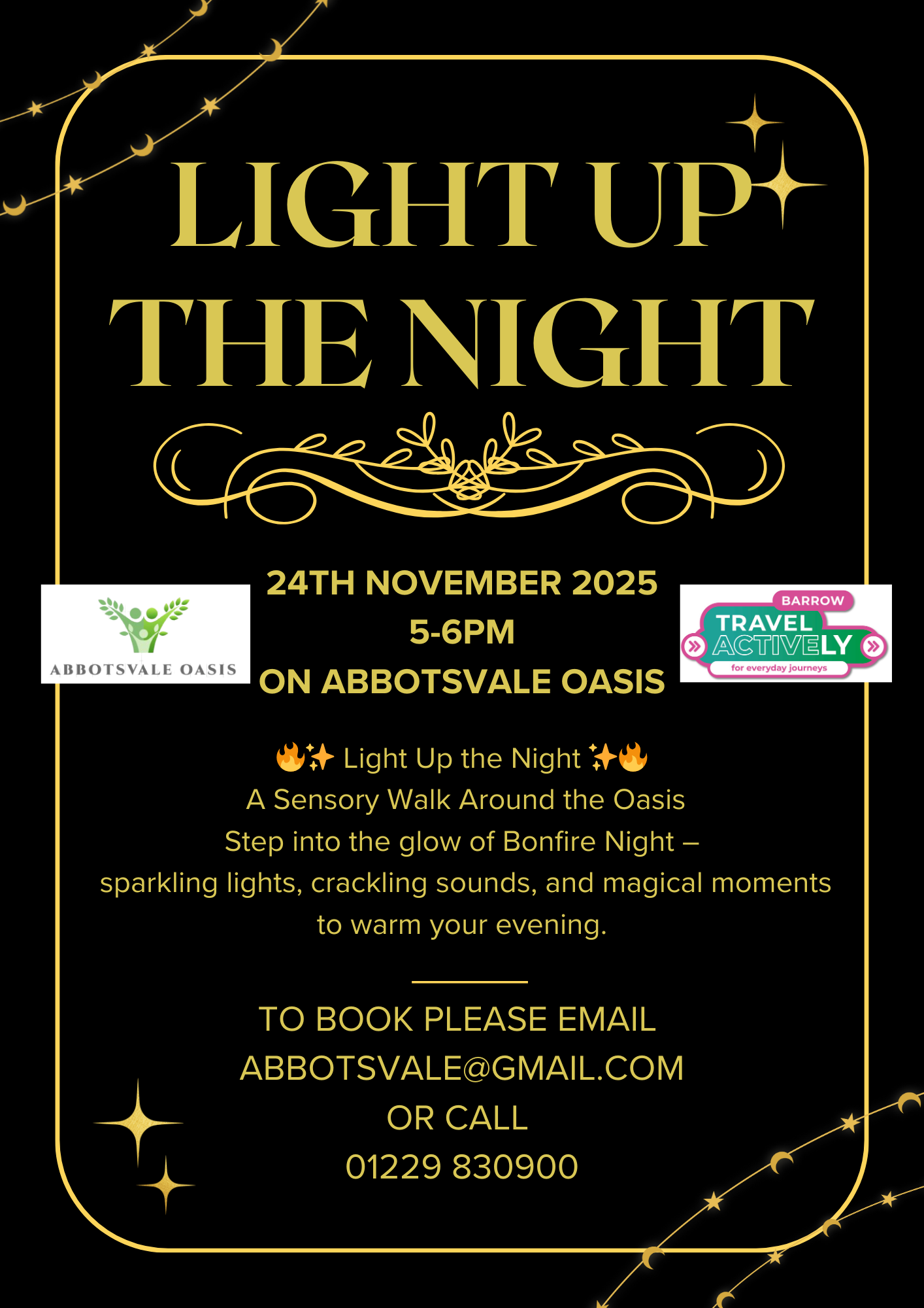 Poster advertising event